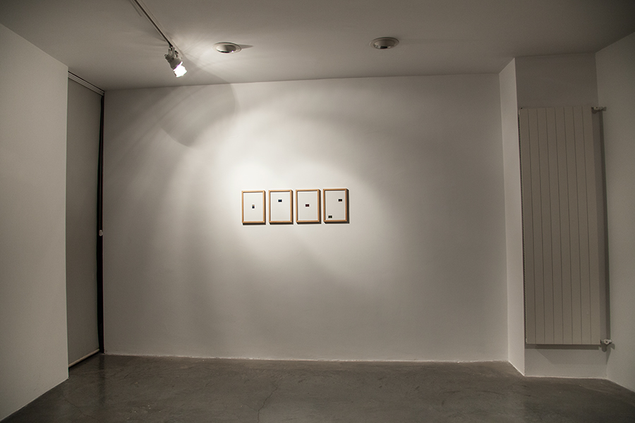 ateloprosopia installed in a gallery