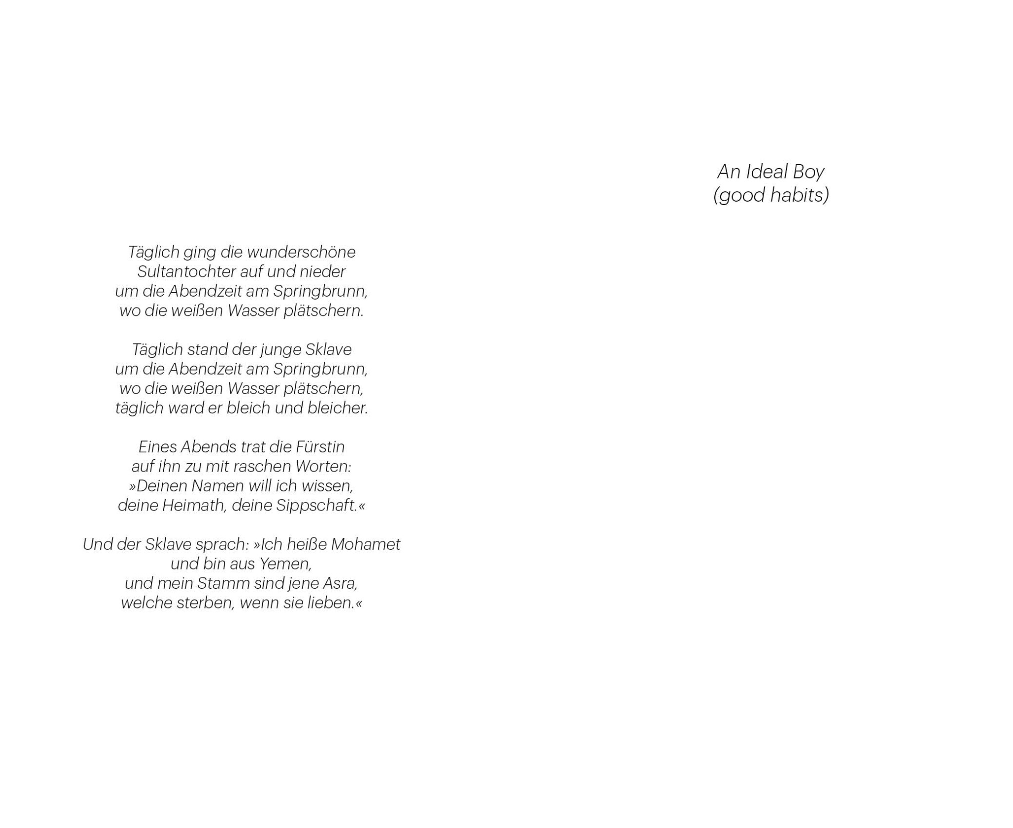 Quotation page from Mavi Blue Blau